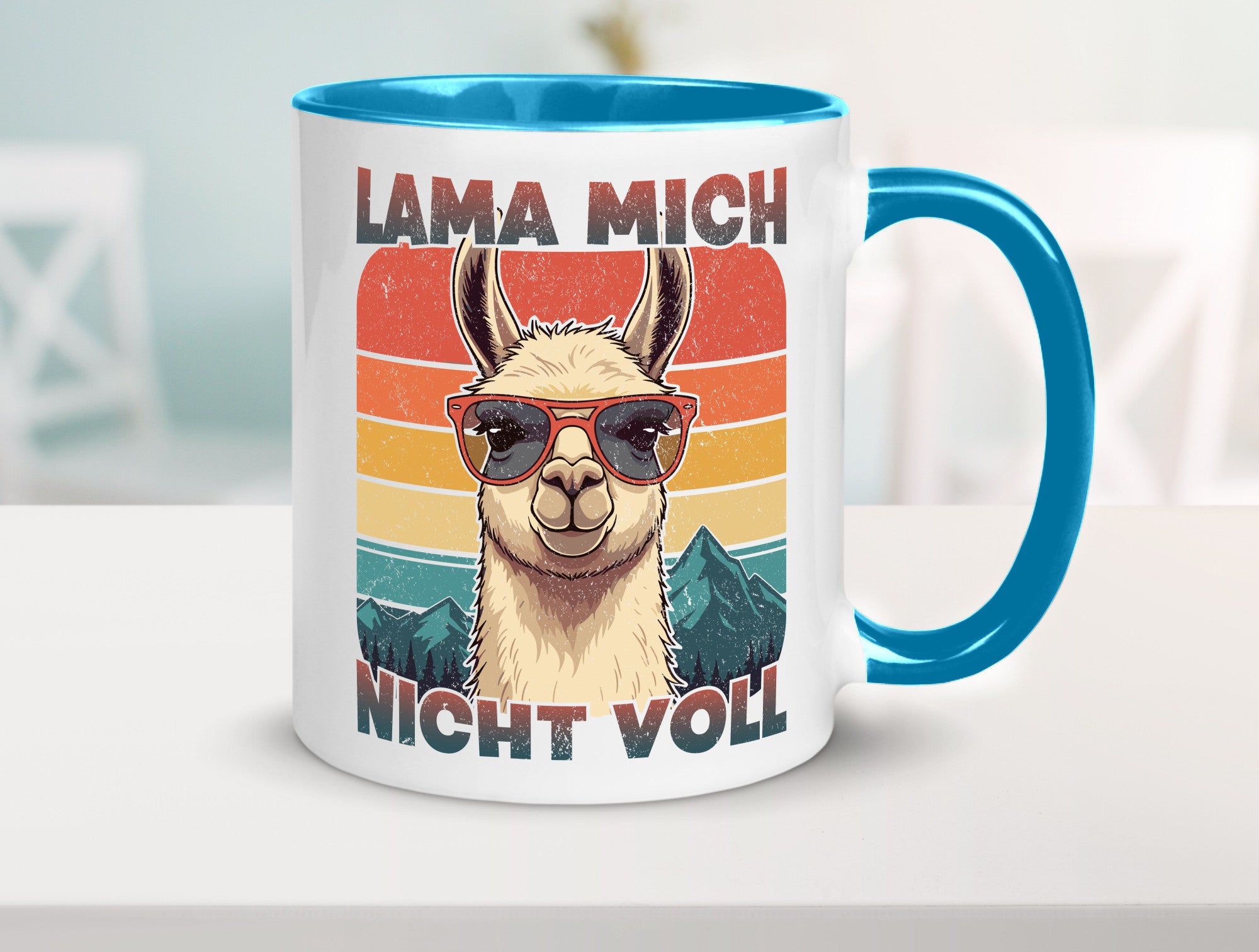 Lama mich nicht voll | Alpaka Kamel Retro lustig Humor Geschenkidee Geschenk