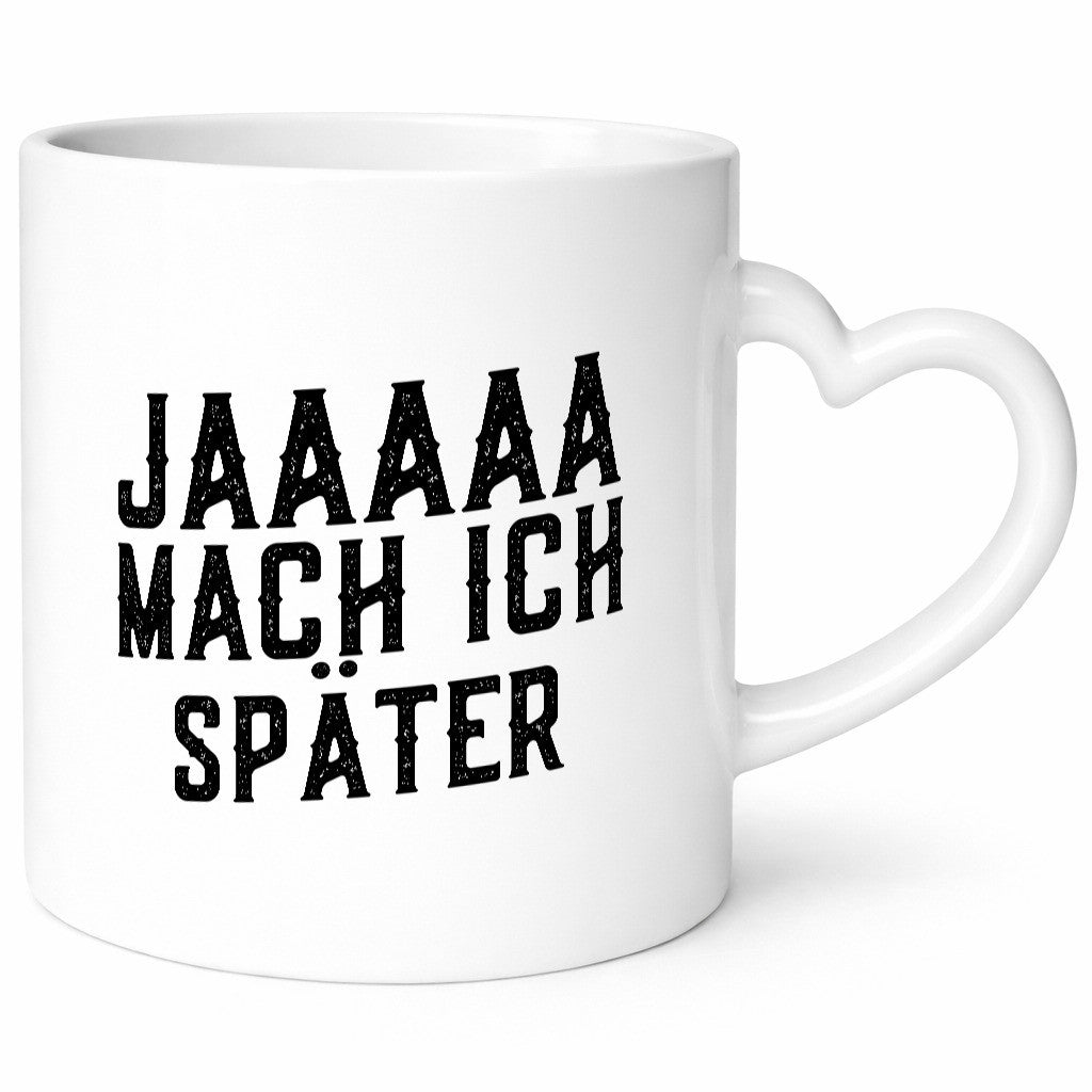 Mach ich später | Teenager lustiger Spruch Aufschieben v2 Geschenkidee Humor