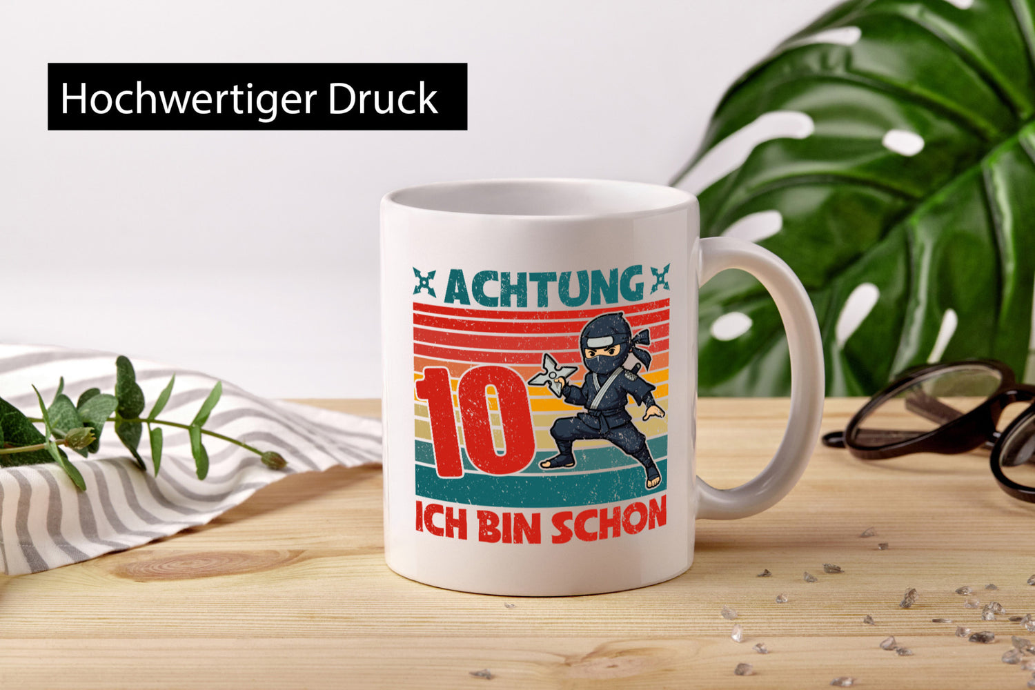 10. Geburtstag | 10 Jahre Ninja Kindergeburtstag lustig Geschenkidee Geschenk