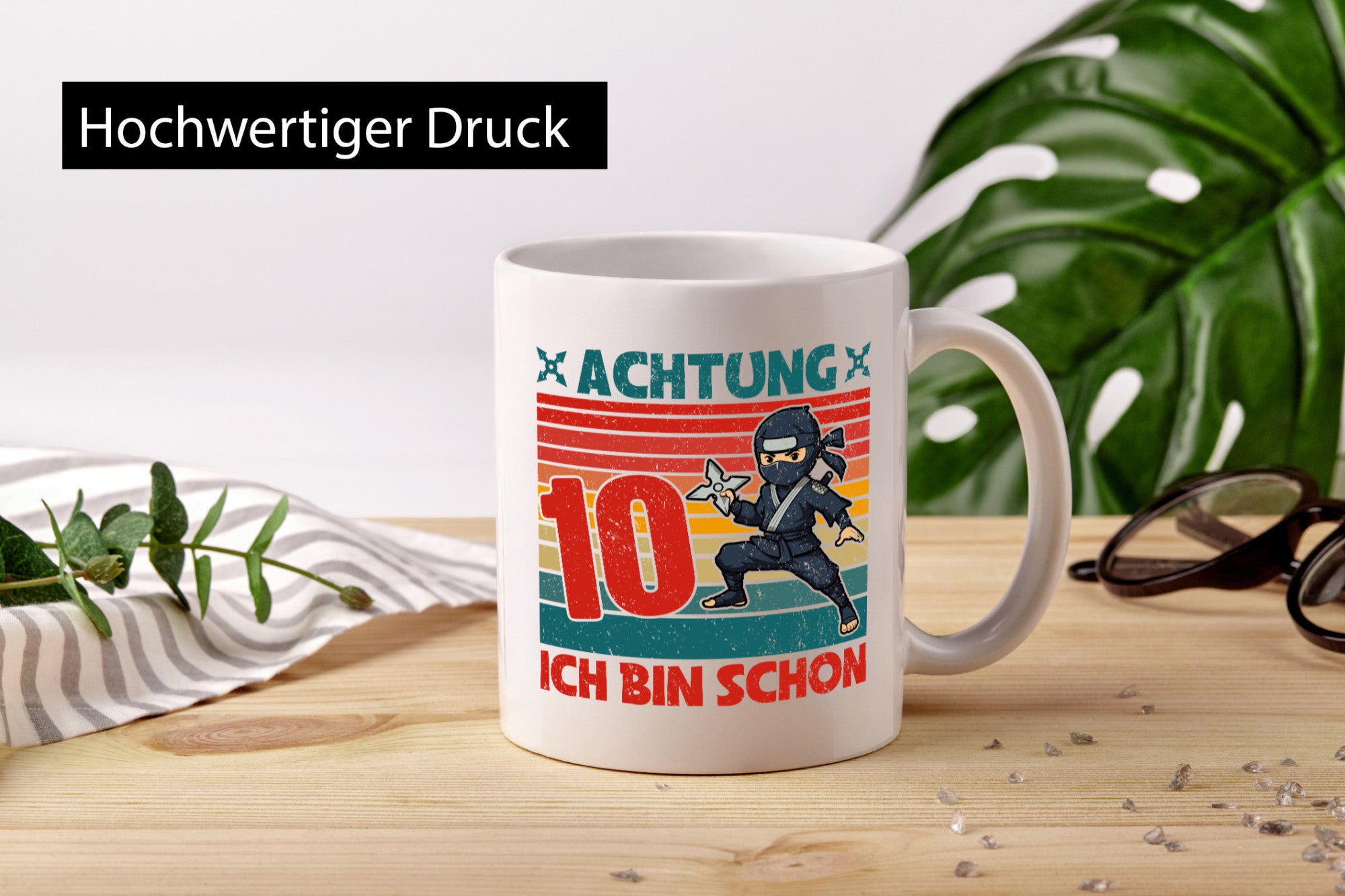 10. Geburtstag | 10 Jahre Ninja Kindergeburtstag lustig Geschenkidee Geschenk