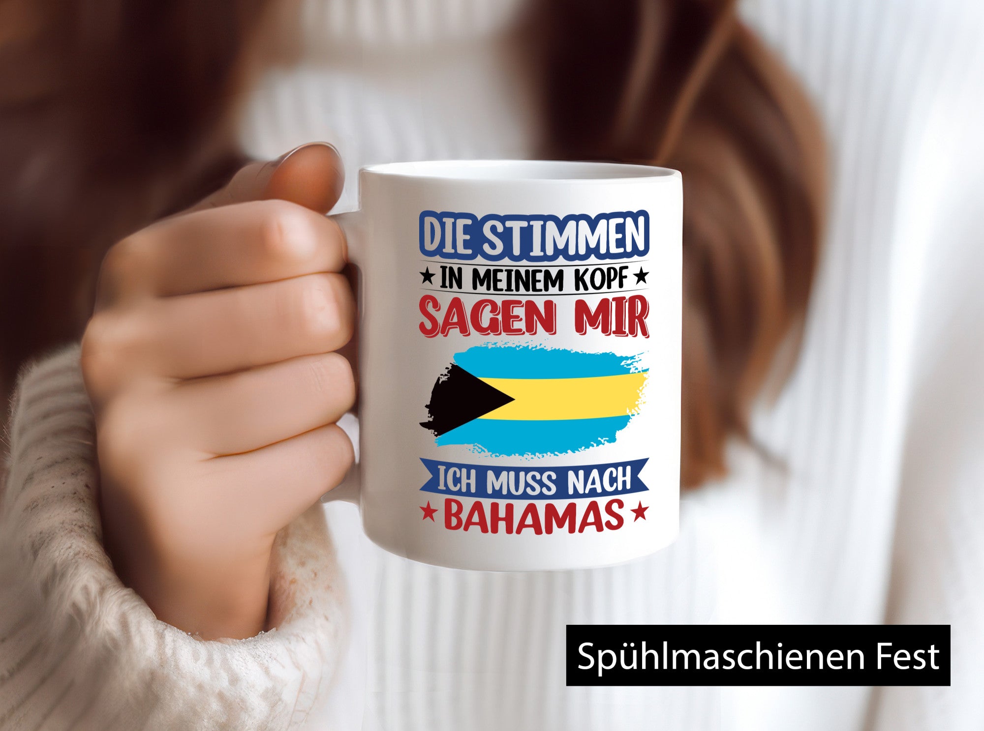 Bahamas | Urlaub Stimmen in meinem Kopf Traumland Geschenk Humor Geschenkidee