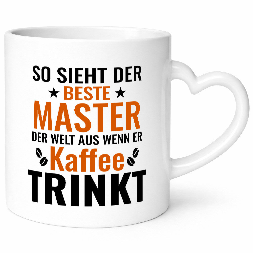 Kaffee trinkt: Master | Universitätsstudent Humor Geschenkidee Tasse