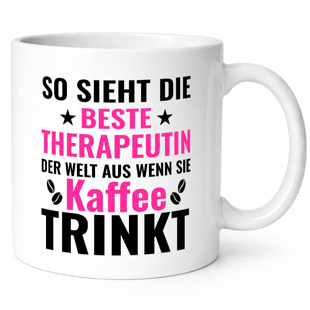 Kaffee trinkt: Therapeutin | Psychotherapie Therapie Humor Geschenkidee Tasse