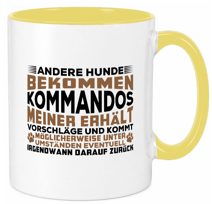 Hunde Training | Hundebesitzer Tasse Hundekommando vl4 Geschenk Tierliebhaber