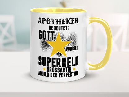 Bedeutung von Apotheker | Apotheke Pharmazie Humor Geschenkidee Tasse
