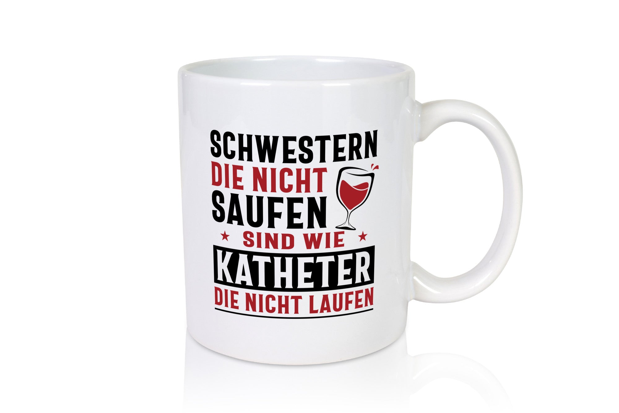 Schwestern die nicht saufen | Glas Sterne Geschenk Humor Geschenkidee lustiger