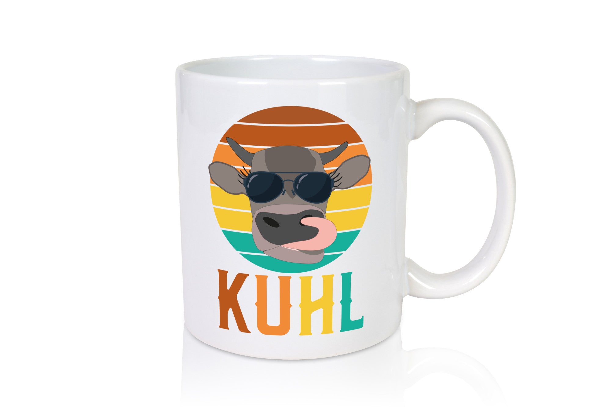 Kuhl | Kuh mit Sonnenbrille Stier Bauernhof Landwirt lustiger Spruch Geschenk