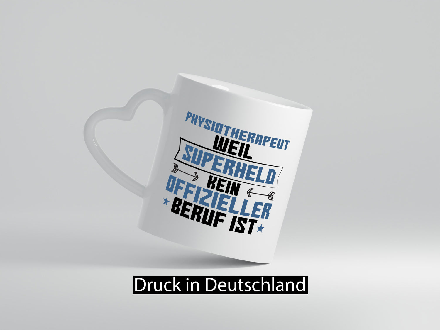 Superheld Physiotherapeut v2 Humor Geschenkidee Tasse