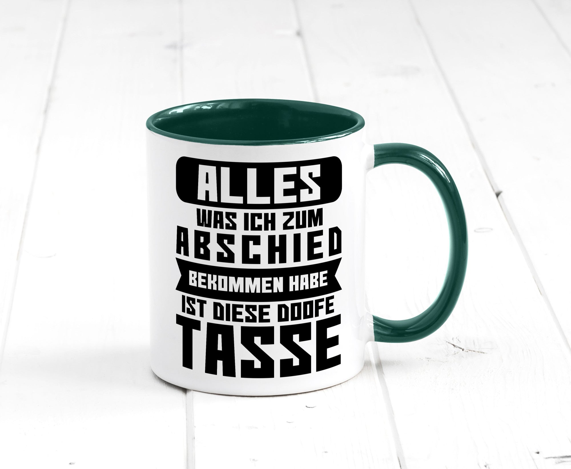 Zum Abschied | Kollegen Jobwechsel Büro Abschluss Geschenk Arbeit lustiger