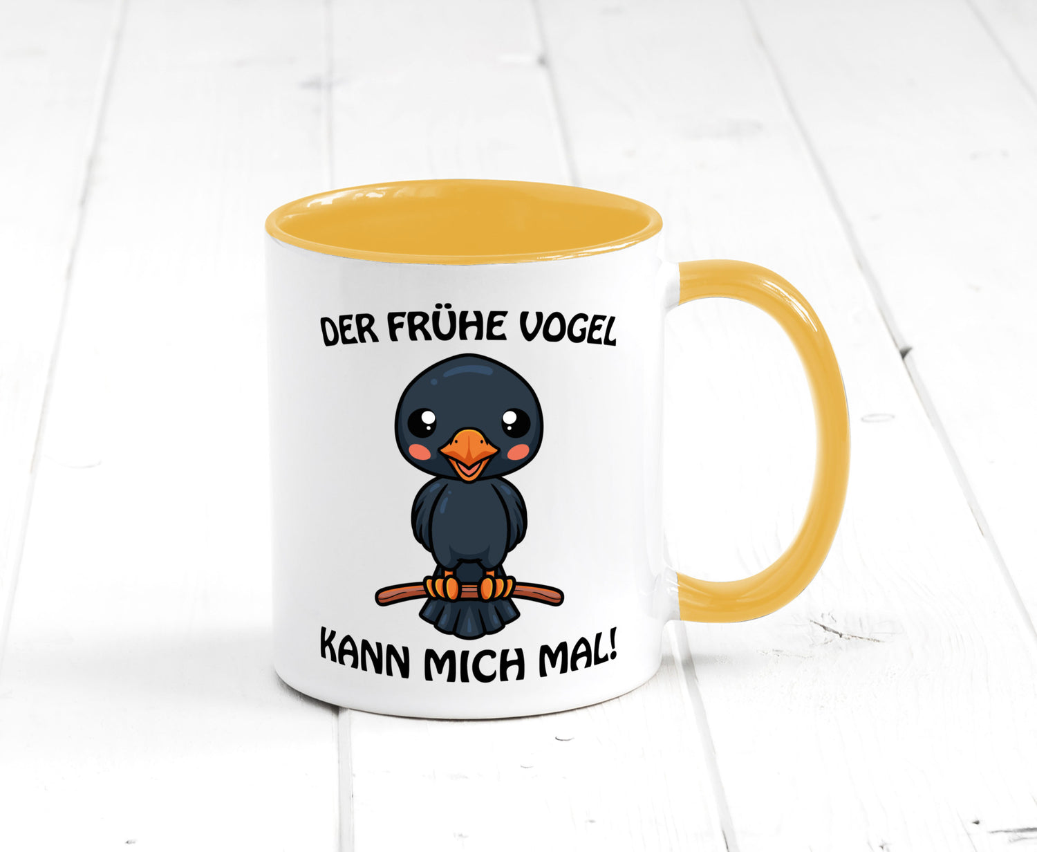 Der Frühe Vogel Humor Geschenkidee Tasse