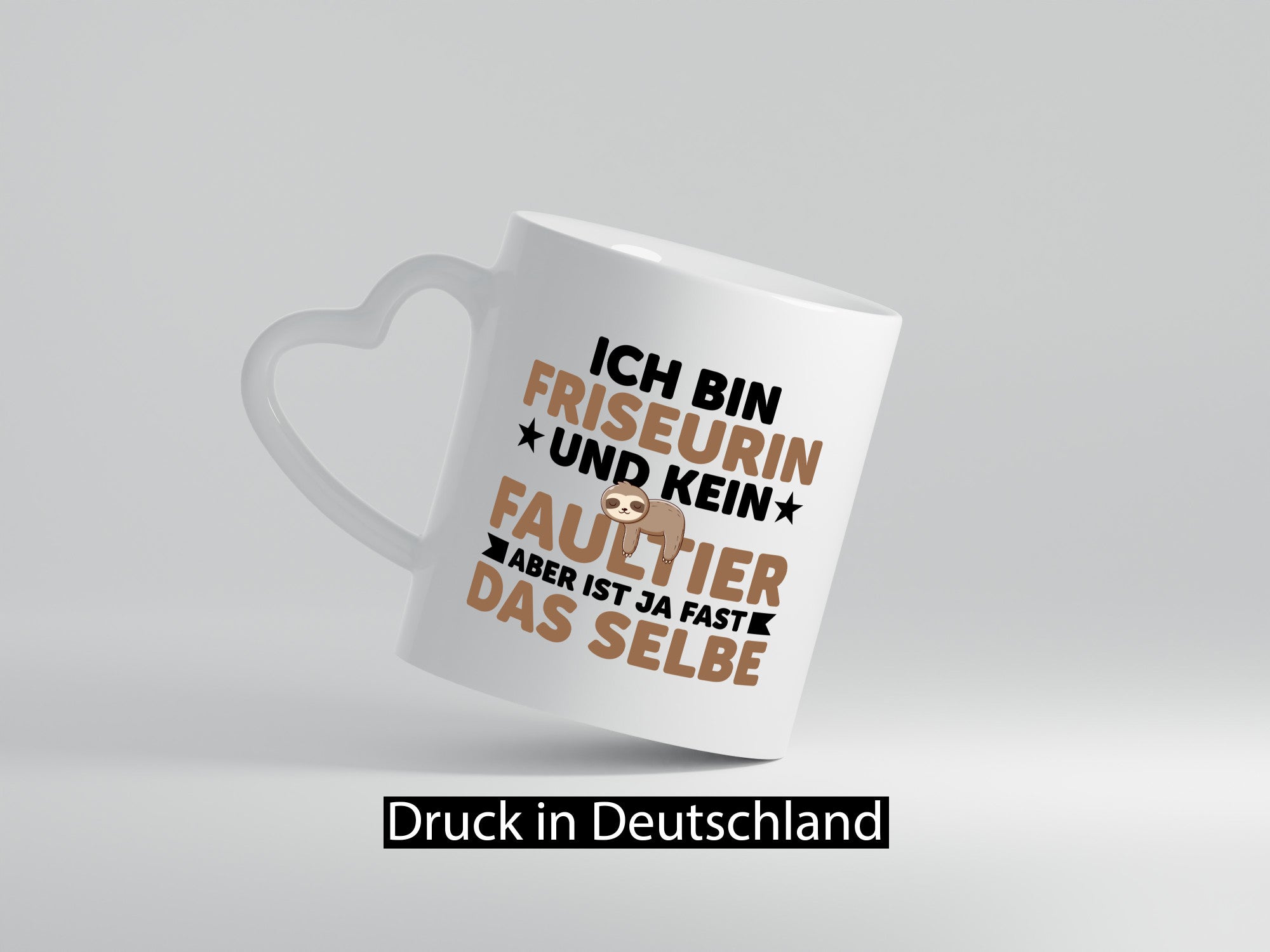 Ich bin kein Faultier: Friseurin | Friseuse Frisörin lustig Tierliebhaber Humor