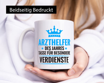 Besonderer Verdienst: Arzthelfer | Fachangestellter Medizin Geschenkidee Humor