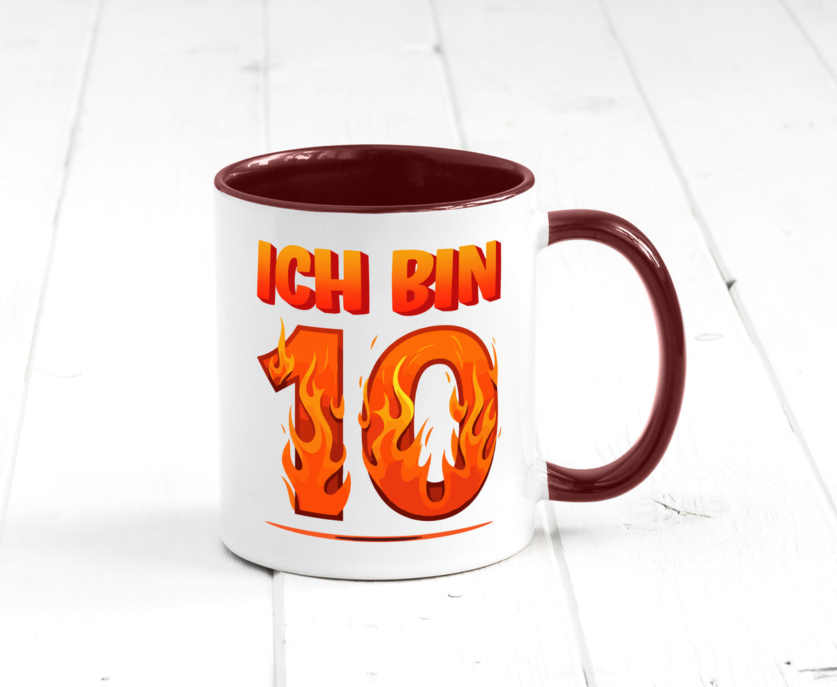10. Geburtstag | 10 Jahre Drache lustiger Spruch Geschenk Geschenkidee Tasse