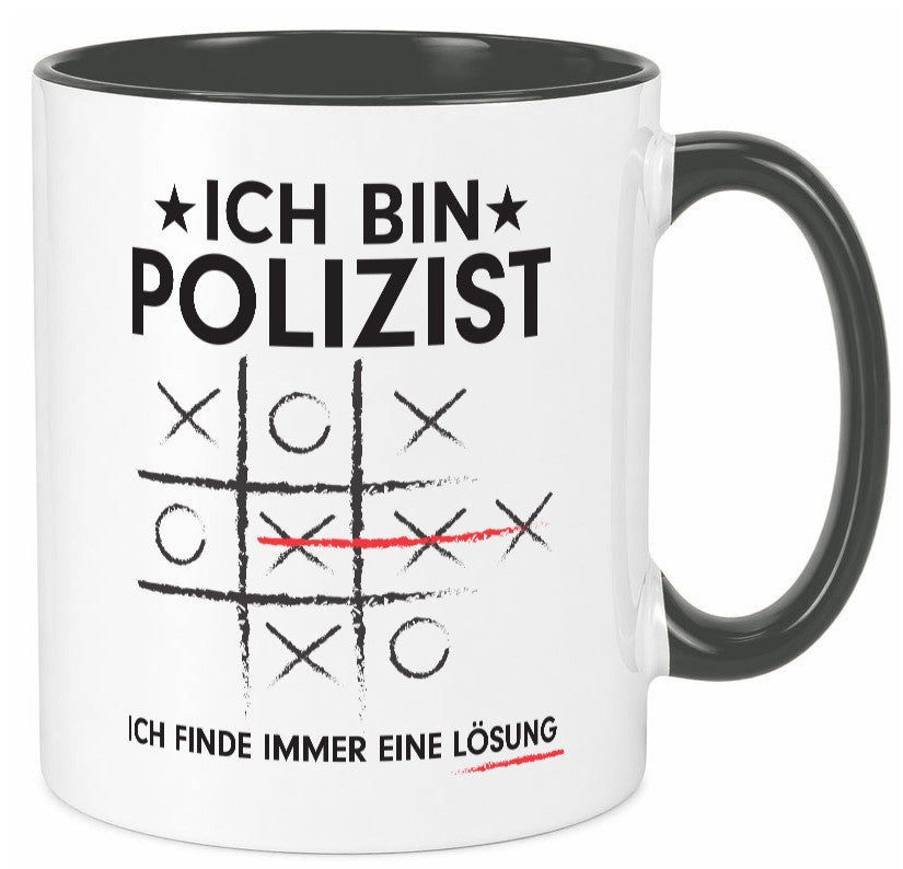 Löse Probleme: Polizist | Polizei Geschenk Humor Geschenkidee lustiger Spruch