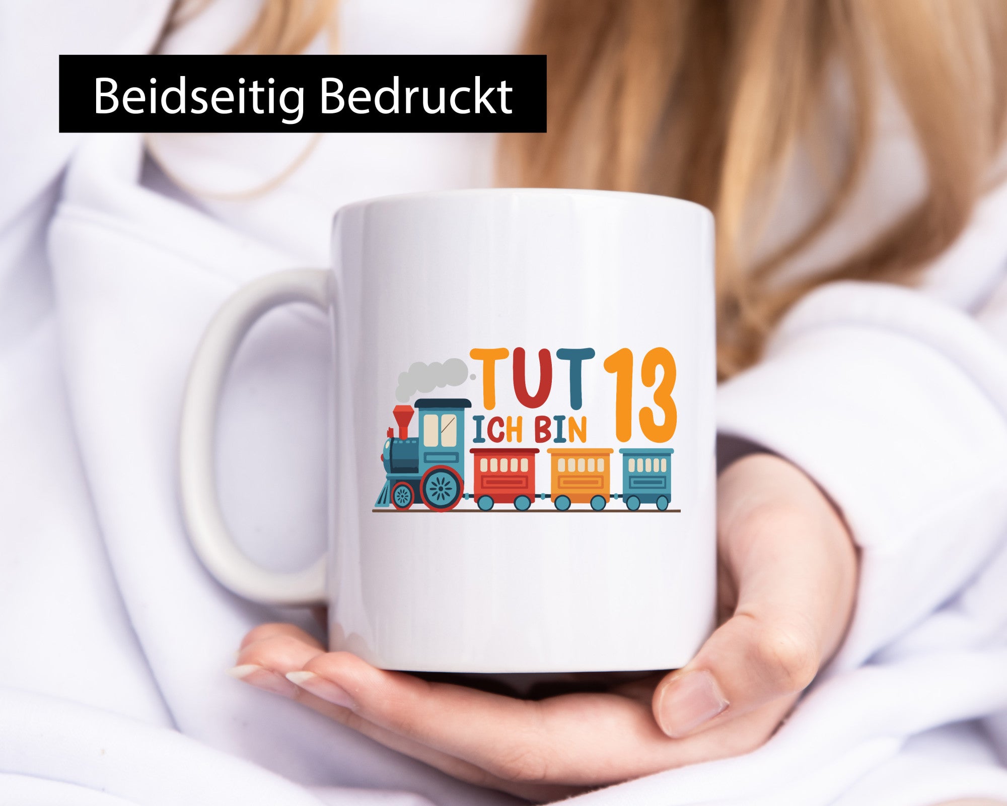 13. Geburtstag | 14 Jahre Eisenbahn Zug junge Humor Geschenkidee Tasse
