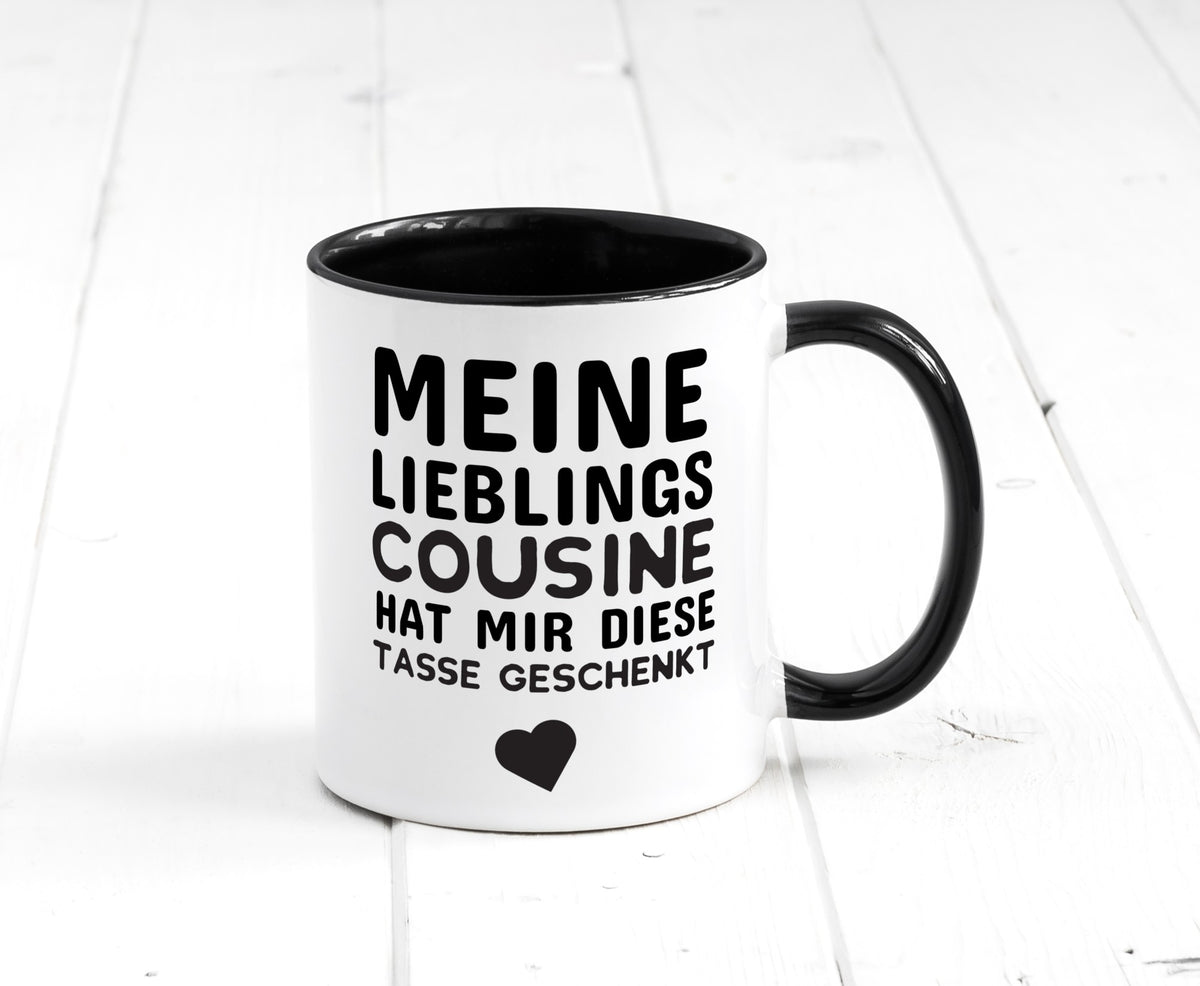 Lieblingscousine | Cousine Tasse Cousinen Humor Geschenkidee