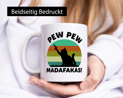 Pew Madafakas! lustiger Spruch Geschenk Humor Geschenkidee Tasse