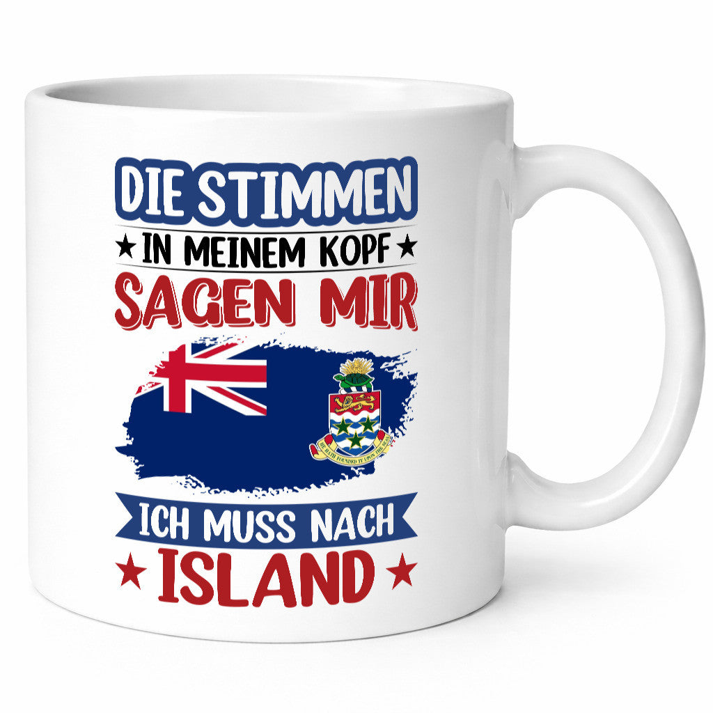Island | Urlaub Stimmen in meinem Kopf Traumland Geschenk Humor Geschenkidee