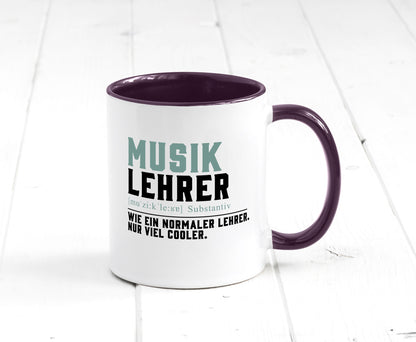 Musiklehrer | Lehrer Unterricht Lieblingslehrer Geschenkidee Humor Tasse