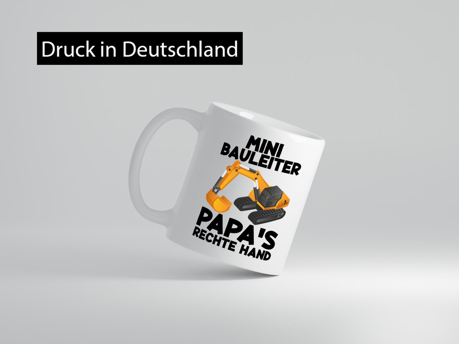 Mini Bauleiter | Kind Sohn Bagger Baustelle Junge Geschenkidee Familie Humor