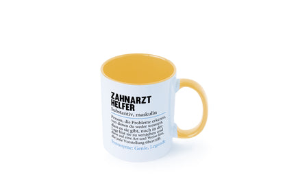 Zahnarzthelfer | Spruch Humor Zahnmedizin Geschenkidee Tasse