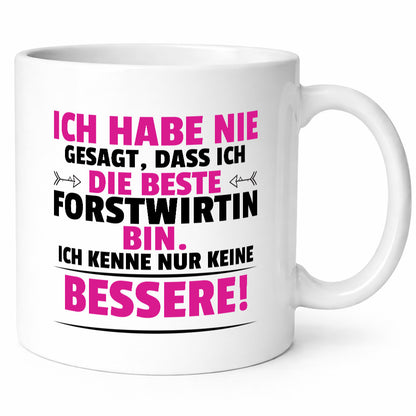 Die Beste Forstwirtin | Forst Wirtin lustig Humor Geschenkidee Geschenk Tasse
