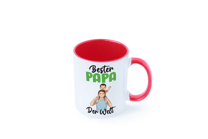 Bester Papa | Vatertag Daddy Familie lustiger Spruch Geschenk Geschenkidee Tasse