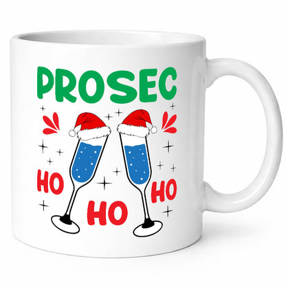Prosec ho | Weihnachten Christmas lustig Humor Geschenkidee Geschenk Tasse
