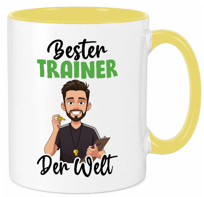 Bester Trainer | Verein Sport v2 Humor Geschenkidee Tasse