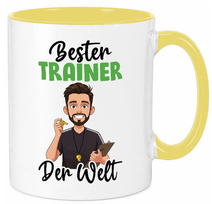Bester Trainer | Verein Sport v2 Humor Geschenkidee Tasse