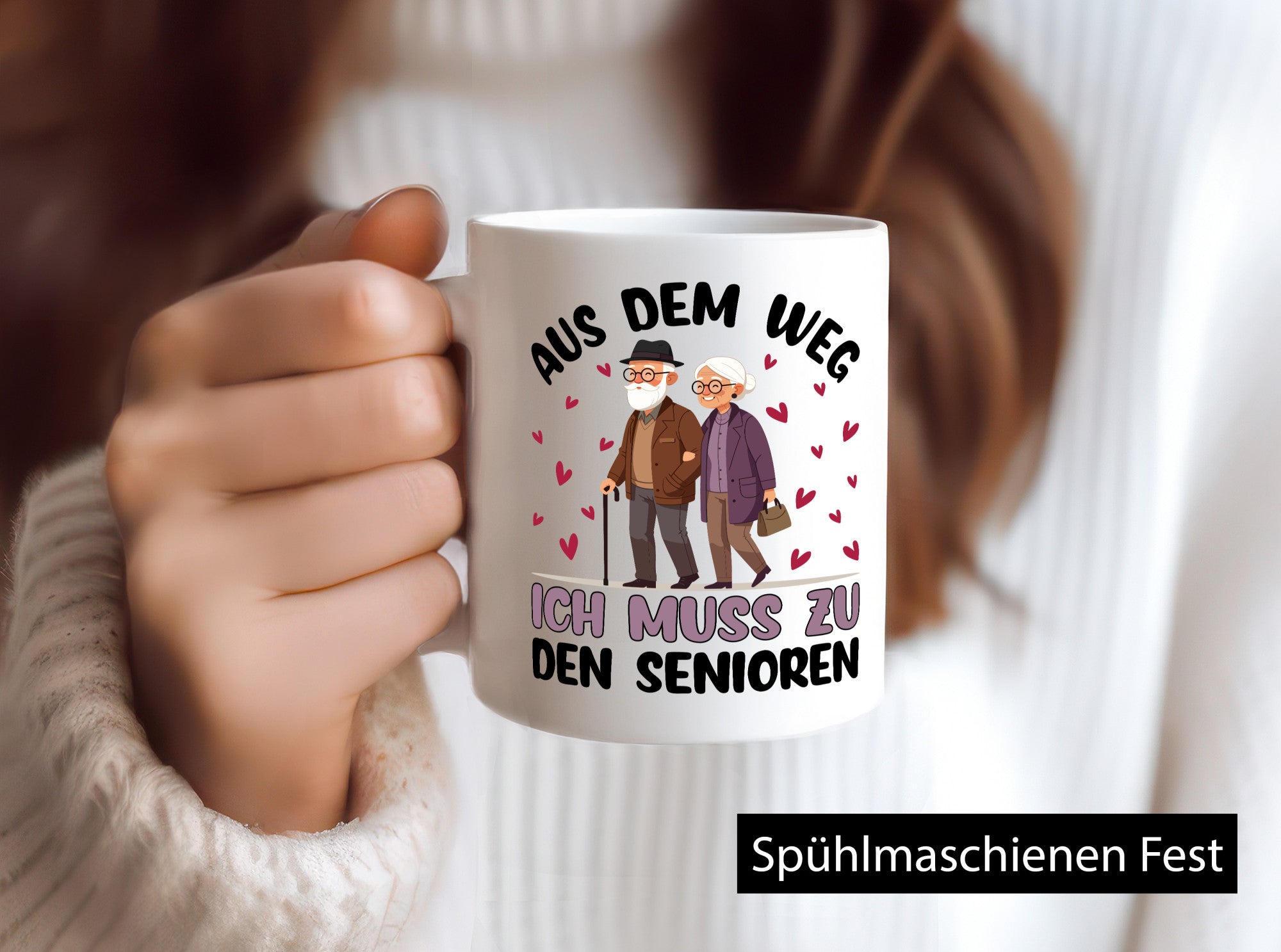 Muss zu den Senioren | Altenpflege Pflegedienst Geschenk Humor Geschenkidee
