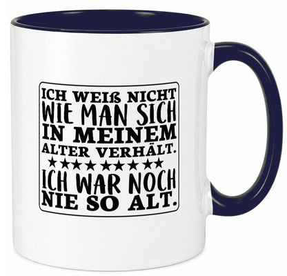 Noch nie so alt | Geburtstag Spruchtasse Humor Geschenkidee Tasse