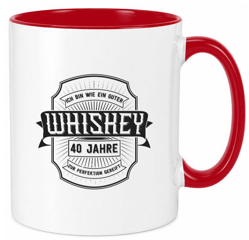 Guter Whisher | 40 Jahre Emblem lustiger Spruch Geschenk Humor Geschenkidee Tasse