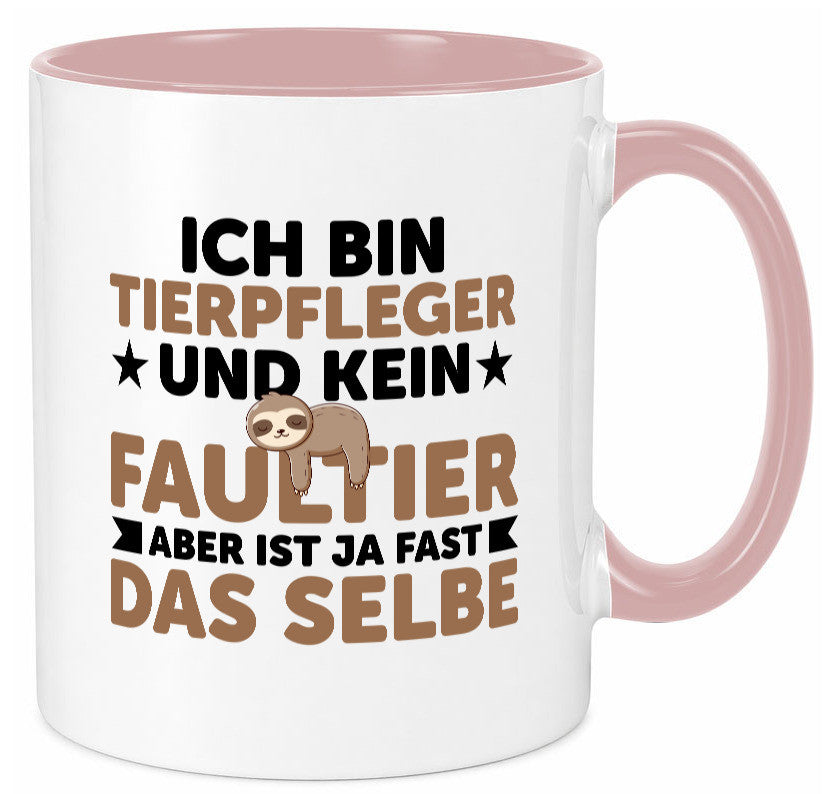 Ich bin kein Faultier: Tierpfleger | Pflegeberuf Tierheim v2 lustiger Spruch