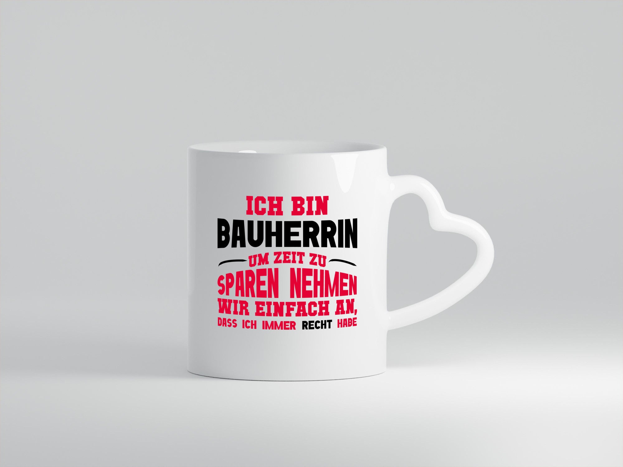 Bauherrin Tasse | witziger Spruch Hausbau Chefin lustig Arbeit Kollegen Büro