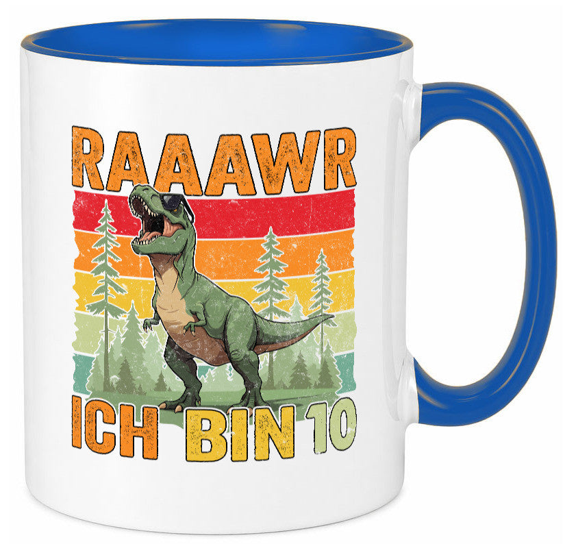 10. Geburtstag | 10 Jahre rarrrr ich bin Dinosaurier lustig Geschenkidee