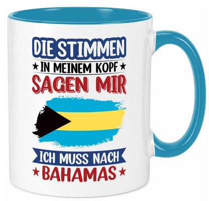 Bahamas | Urlaub Stimmen in meinem Kopf Traumland Geschenk Humor Geschenkidee