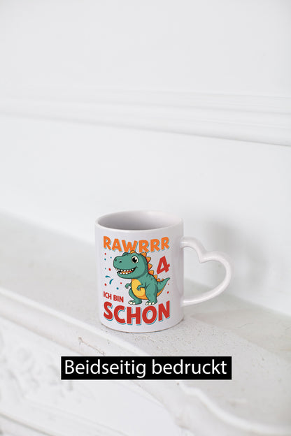 4. Geburtstag | 4 Jahre Raw ich bin schon T-Rex lustiger Spruch Geschenk