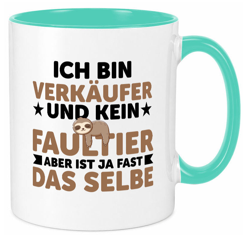 Ich bin kein Faultier: Verkäufer | Kollege Verkaufsjob v2 lustig Arbeit