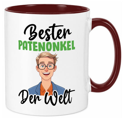 Bester Patenonkel | Onkel lustiger Spruch Geschenk Humor Geschenkidee Tasse