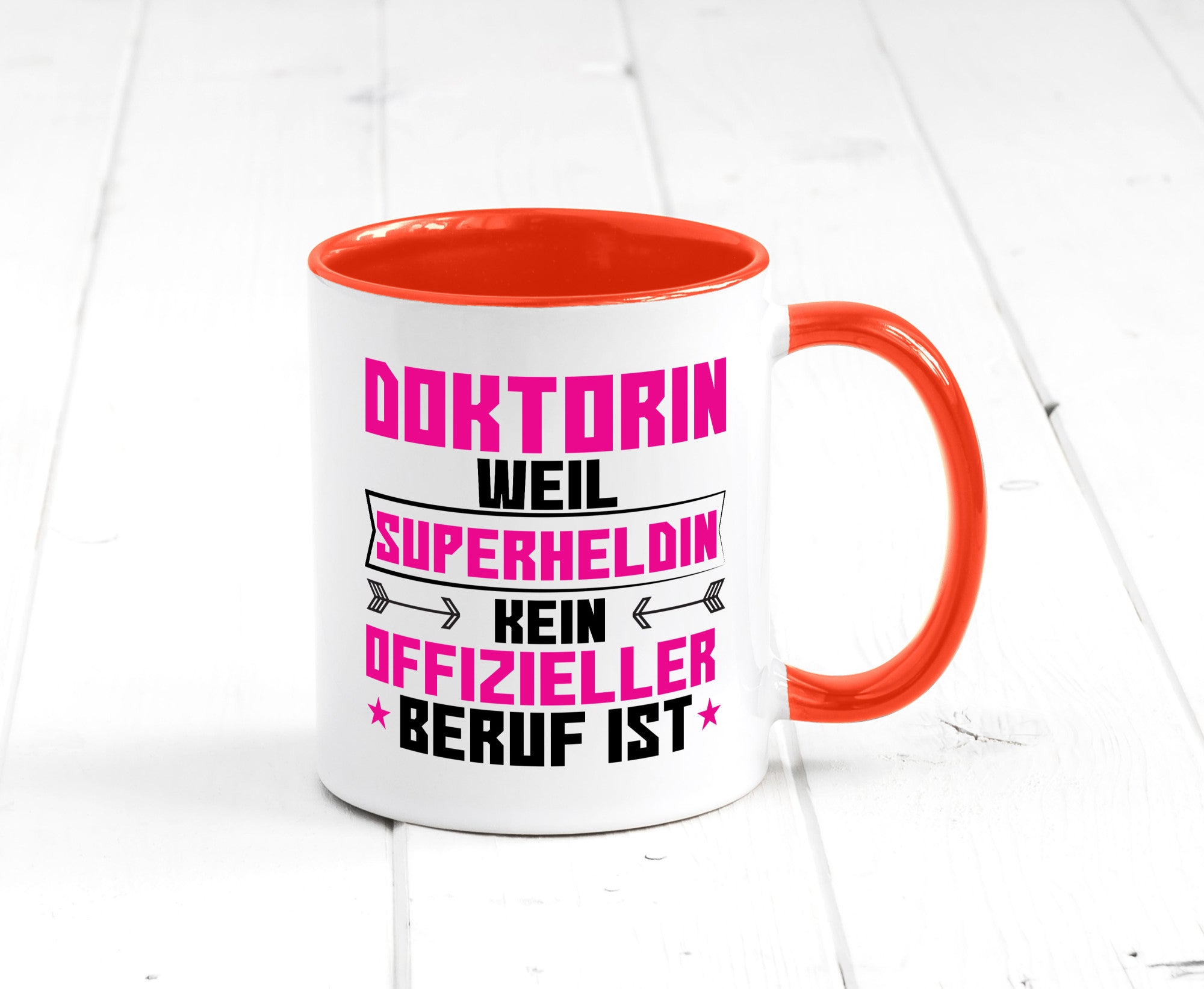 Superheldin Doktorin | Doktorand Doktortitel Geschenkidee Humor Tasse