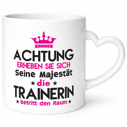 Seine Majestät Trainerin | Sportverein Humor Geschenkidee Tasse