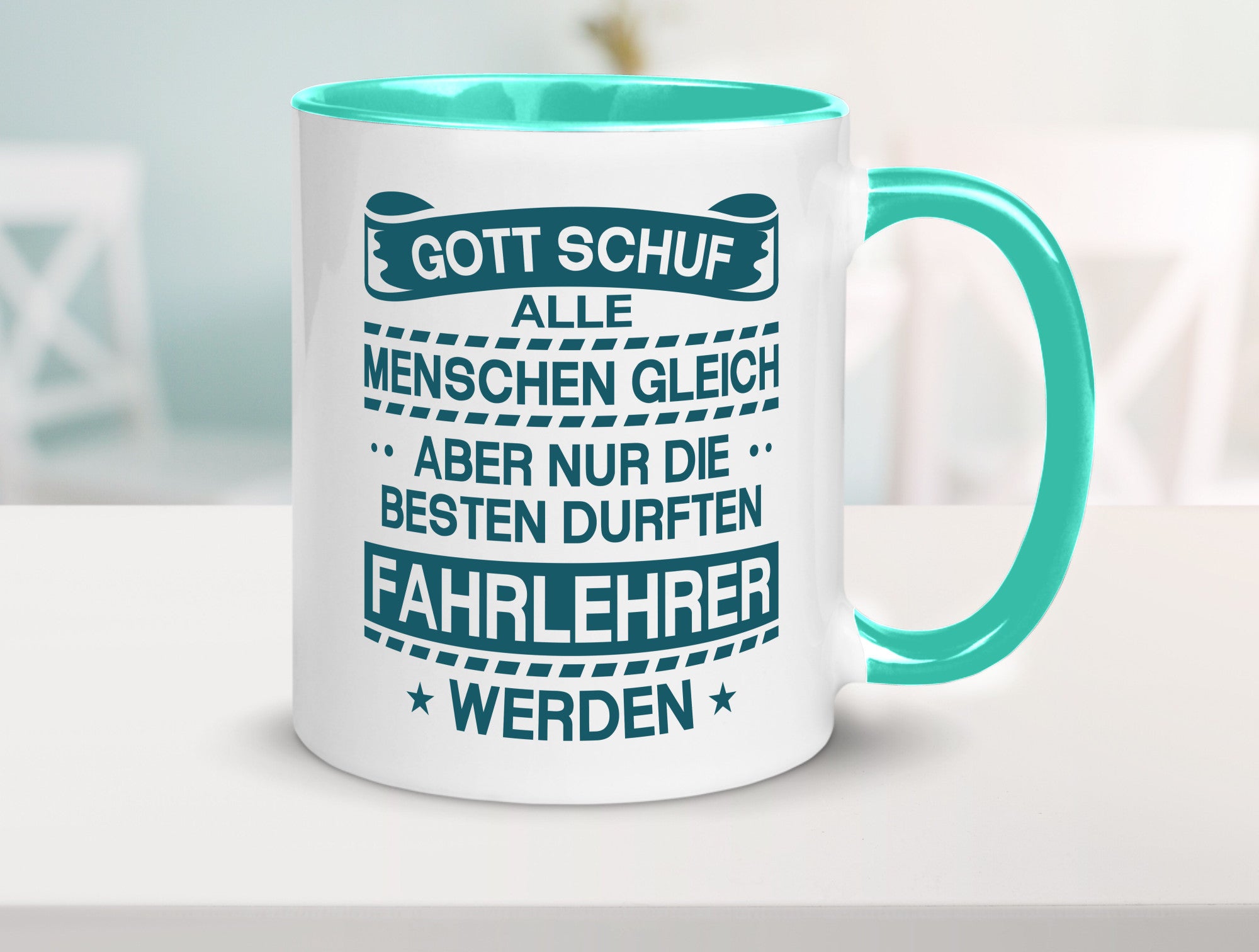 Alle Menschen gleich, die Besten sind Fahrlehrer | Sterne Humor Geschenkidee
