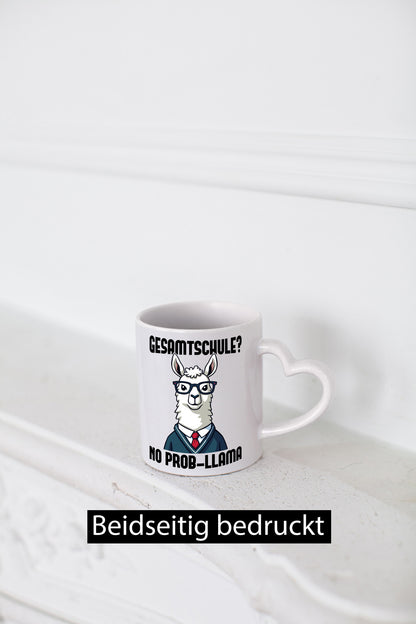 Gesammtschule | no prob-llama Einschuldung Humor Geschenkidee Tasse