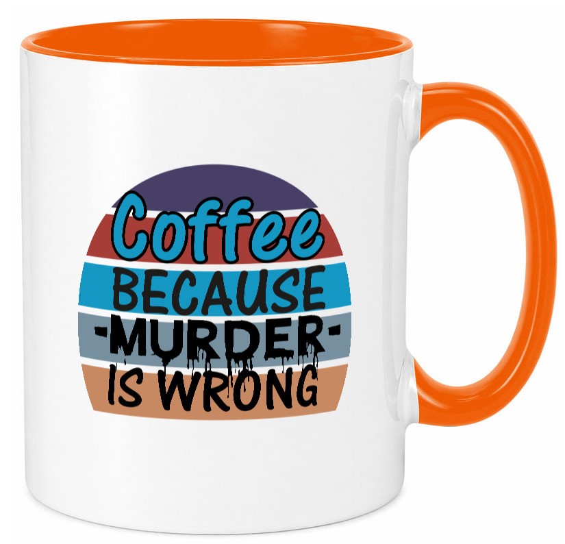Kaffeetrinker Tasse | schwarzer Humor Büro Spruch Geschenk Arbeit Kollegen