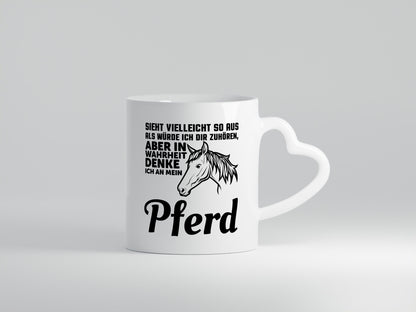 Pferde Spruch | Reiterin Tasse Pferdesport Reiten Humor Geschenkidee