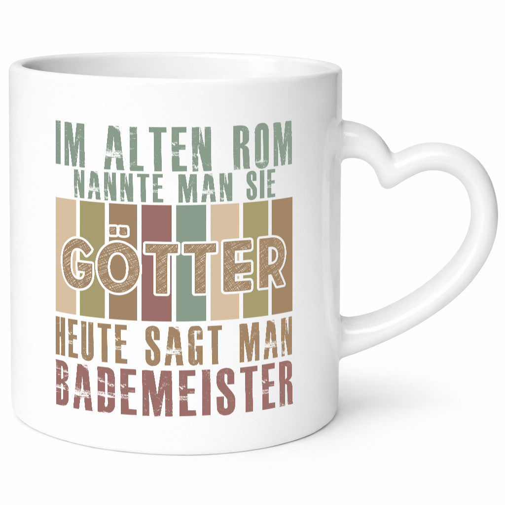 Heute sagt man: Bademeister | Rettungsschwimmer lustiger Spruch Geschenk Humor