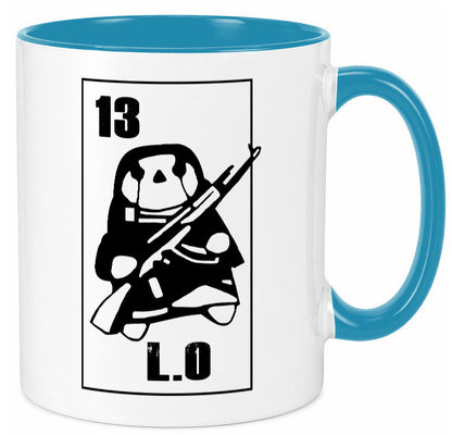 13 L.O lustiger Spruch Geschenk Humor Geschenkidee Tasse