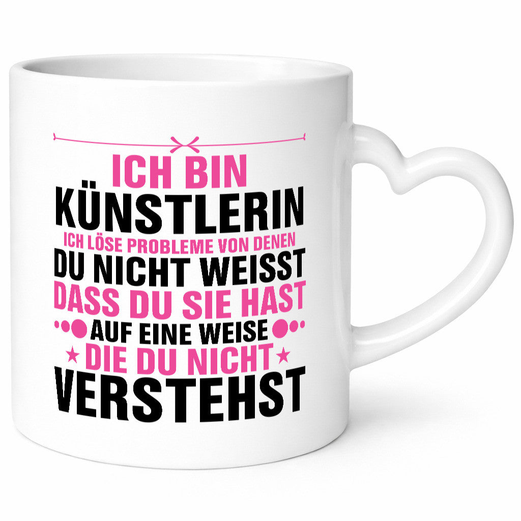Löse Probleme: Künstlerin| Kunst v2 Geschenk Humor Geschenkidee lustiger Spruch