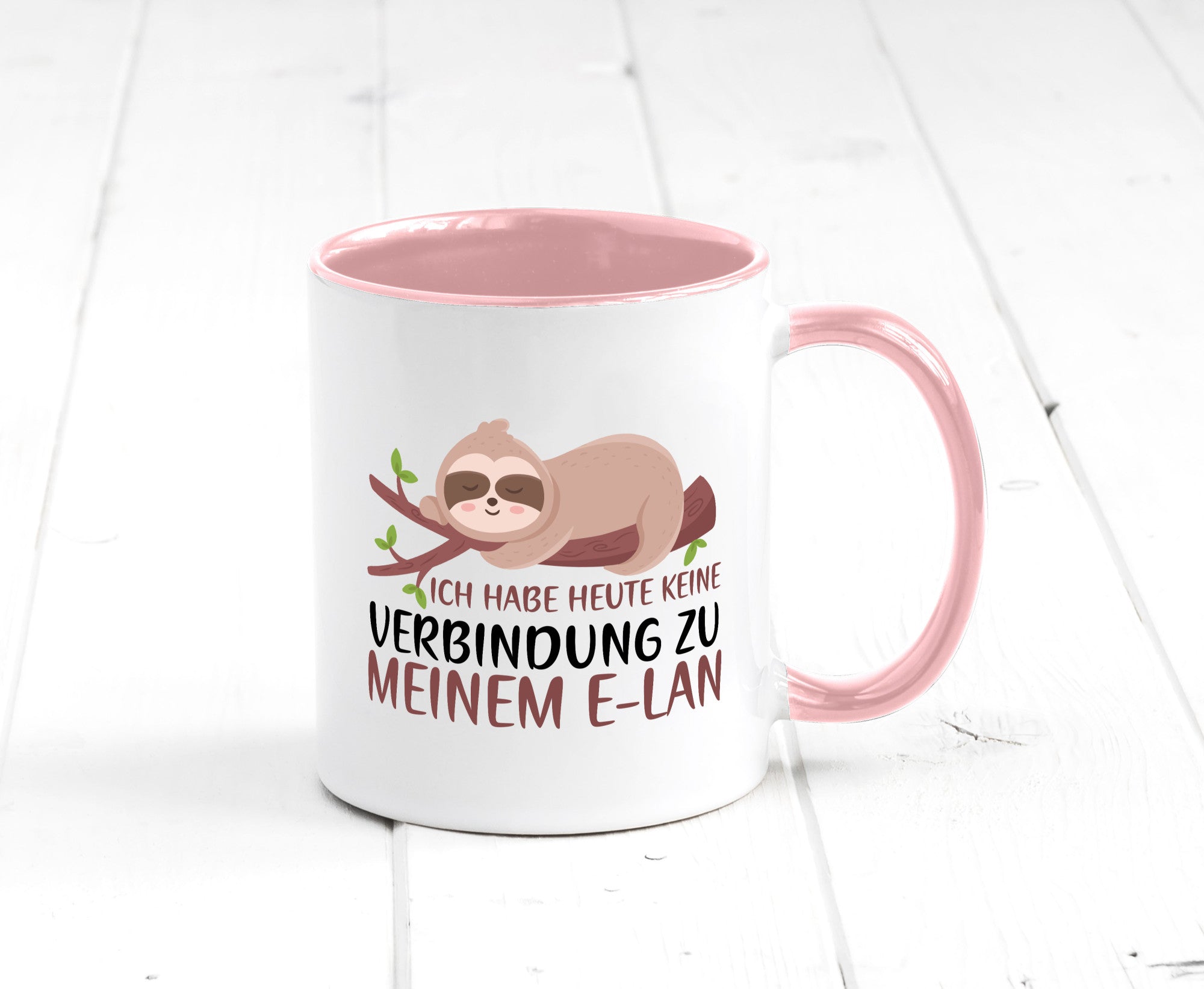Verbindung zum Elan | WLAN Faultier Faulpelz Laufband Humor Tierliebhaber